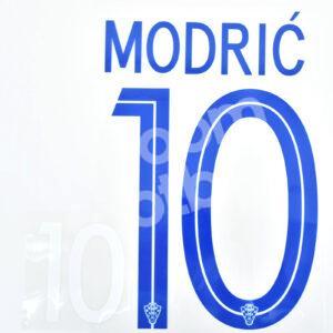 Croatia FIFA World Cup 2018 Home Name Number Set #10 MODRIC Repro