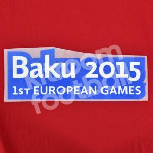 2014-15 Atletico Madrid Baku 2015 Sponsor Patch Home Repro