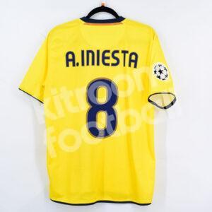 2008-09 Barcelona Away Shirt #8 A. INIESTA M Champions League (Excellent) - Image 1