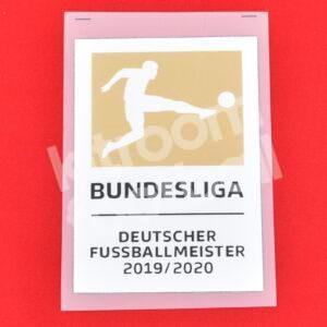 2020-21 Bundesliga Deutscher Fussballmeister 2019/2020 Bayern Munich Patch Badge Repro