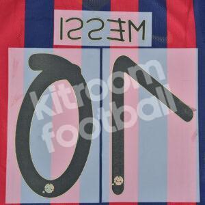 2013-14 Barcelona Gamper Trophy Home Name Set #10 MESSI Repro v2 - Image 3