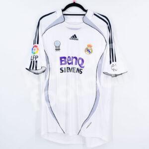2006-07 Real Madrid Home Shirt #2 M. SALGADO Match Worn (Fair) Formotion - Image 3