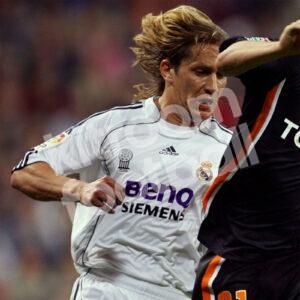 2006-07 Real Madrid Home Shirt #2 M. SALGADO Match Worn (Fair) Formotion - Image 5