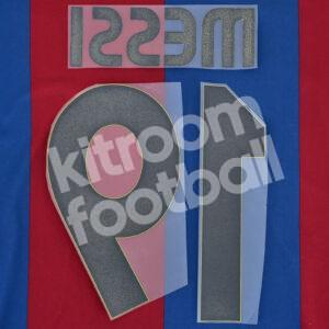 2006-07 Barcelona Home Name Set #19 MESSI Champions League Repro v2 - Image 3