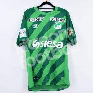 2015-16 Deportivo Cali Colombia Home Shirt #14 Match Worn Copa Sudamericana - Image 3