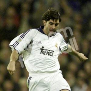 2000-01 Real Madrid Home Shirt #18 KARANKA Match Worn Equipment - Image 5