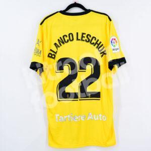 2020-21 Real Oviedo Away Shirt #22 BLANCO LESCHUK Match Worn - Image 1