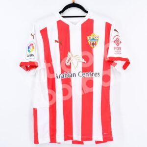2020-21 Almería Home Shirt #33 Robles M (Excellent) Match Worn - Image 3