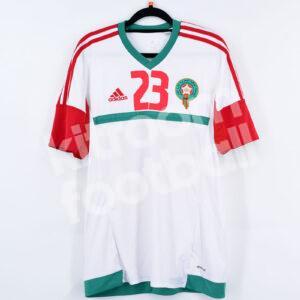 2015-16 Morocco Away Shirt #23 AMRABAT Match Worn Friendly M - Image 3