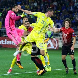 2017 Ukraine Home Shirt #20 KRYVTSOV Match Worn M World Cup Qualifiers - Image 5