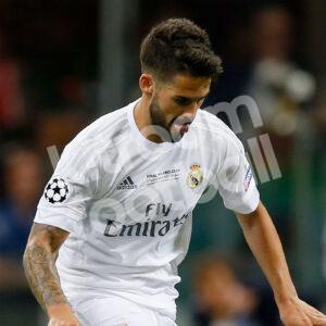 Final Champions League Milano 2016 Real Madrid Shirt #22 ISCO Adizero L - Image 5
