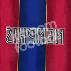 Original Player Issue 2021-22 Barcelona Third Name Block MEMPHIS Champions - Image 3