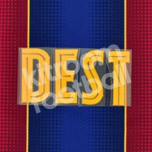 Original Player Issue 2020-22 Barcelona Home Name Block DEST Champions