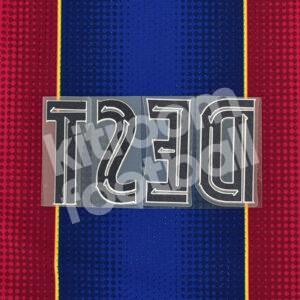 Original Player Issue 2020-22 Barcelona Home Name Block DEST Champions - Image 3