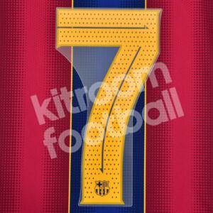 Original Player Issue 2019-22 Barcelona Home Number #7 Champions