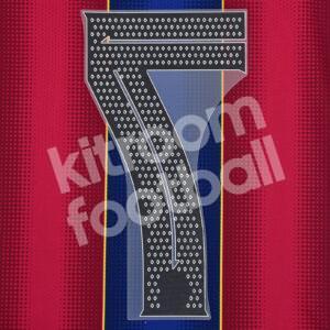 Original Player Issue 2019-22 Barcelona Home Number #7 Champions - Image 3