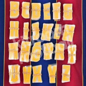 Original Player Issue 2019-22 Barcelona Home Letters Lot Avery Champions League