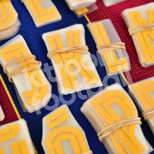 Original Player Issue 2019-22 Barcelona Home Letters Lot Avery Champions League - Image 3