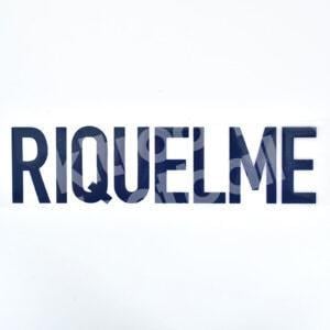 2002-03 Barcelona Away Name Block RIQUELME Repro