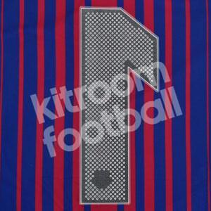 Original Player Issue 2017-18 Barcelona Home Number #1 Avery - Image 3