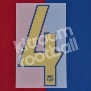 Original Player Issue 2006-07 Barcelona Number #4 Sipesa