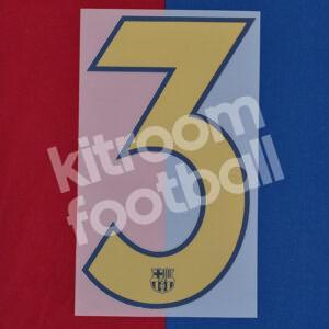 Original Player Issue 2006-07 Barcelona Number #3 Sipesa