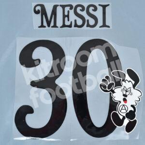 2022-23 PSG Away Name Set #30 MESSI (Verdy) (Repro) - Image 1