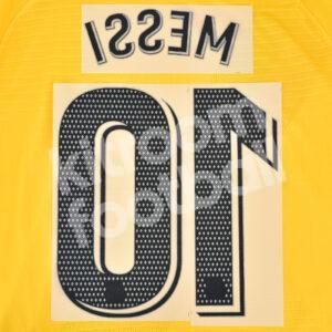 2019-21 Barcelona Away Name Number Set #10 MESSI La Liga Repro - Image 3