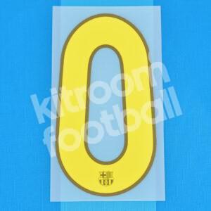 Official Reissue 2007-08 Barcelona Home Number #0 Sipesa