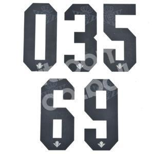2014-15 Real Betis Home Numbers Numeros