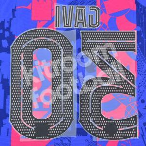 2021-22 Barcelona Third Player Issue Name Number Set #30 GAVI Champions League Avery - Image 3