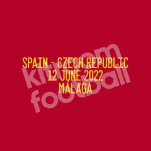 2022 Spain Match Detail MDT Patch vs Czech Republic UEFA Nations League Repro