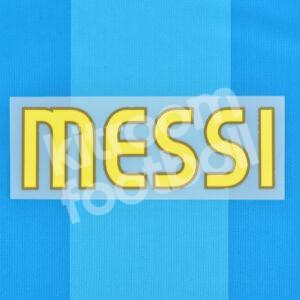 Official Reissue 2007-08 Barcelona Name Block MESSI Sipesa