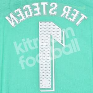 Original Player Issue 2019-20 Barcelona GK Name Set #1 TER STEGEN La Liga Avery - Image 3