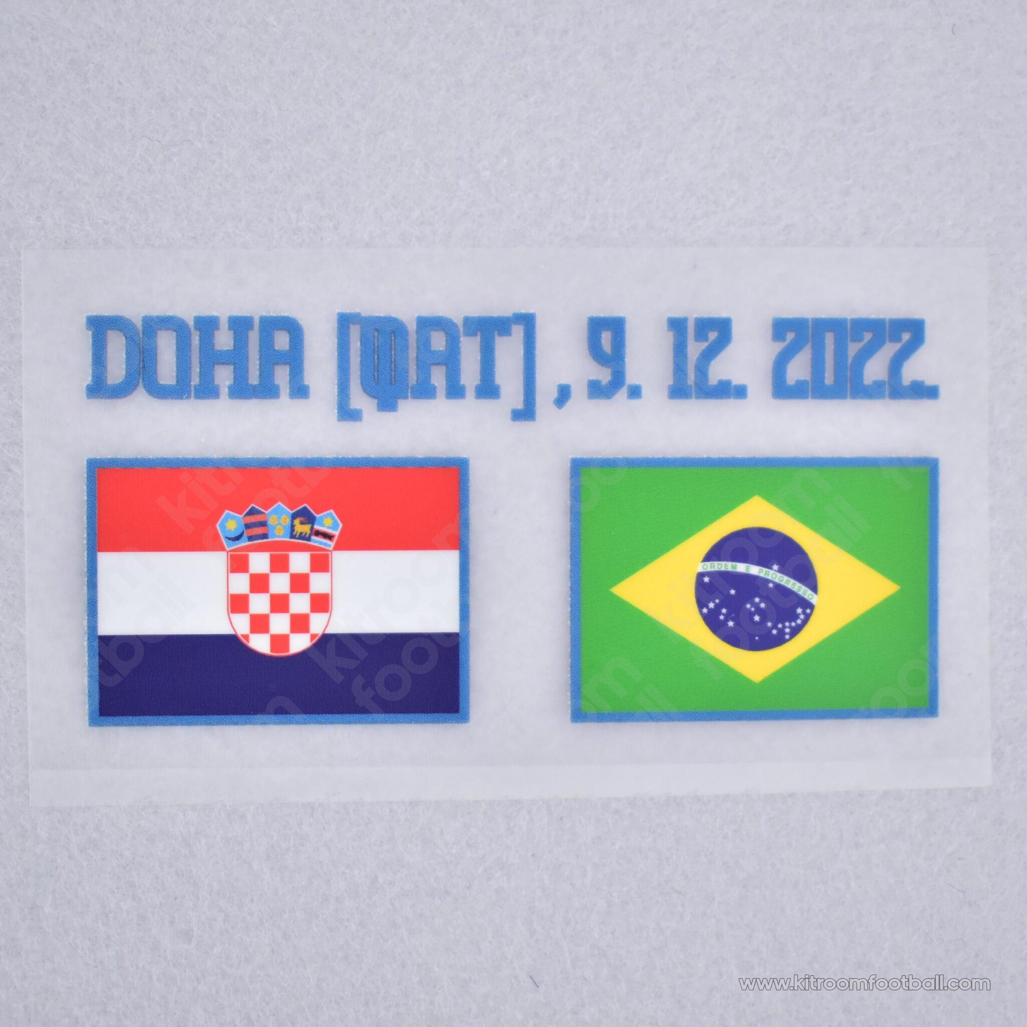 FIFA World Cup Qatar 2022 Croatia MDT Patch vs Brazil Repro – Kitroom ...