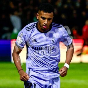 2022-23 Real Madrid Away Match Authentic Shirt #21 RODRYGO Size M Copa del Rey - Image 4