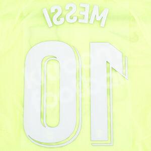 Official Stadium 2018-19 Barcelona Away Name Number Set #10 MESSI - Image 3
