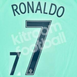 Official UEFA Euro 2016 Portugal Away Name Number Set #7 RONALDO Sporting ID - Image 1