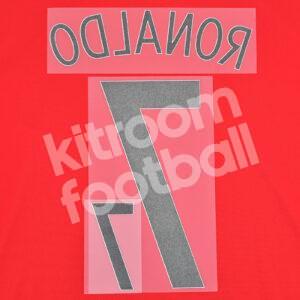 Official UEFA Euro 2016 Portugal Home Name Number Set #7 RONALDO Sporting ID - Image 3