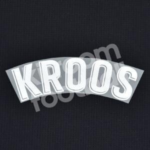 2018-19 Real Madrid La Liga Away Name Block KROOS Repro