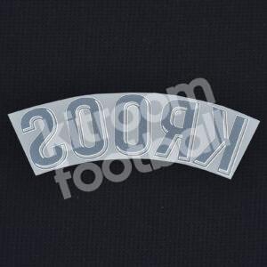 2018-19 Real Madrid La Liga Away Name Block KROOS Repro - Image 3