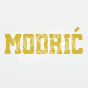 Original 2019-20 Real Madrid Player Issue Home Name Set MODRIC Cup Version