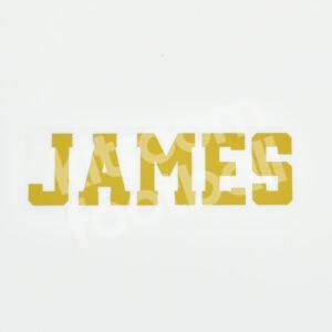 Original 2019-20 Real Madrid Player Issue Home Name Set JAMES Cup Version