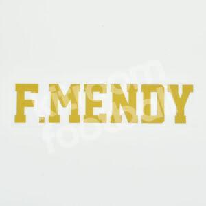 Original 2019-20 Real Madrid Player Issue Home Name Set F. MENDY Cup Version