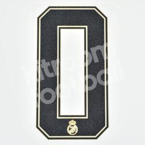 Original 2019-20 Real Madrid Player Issue Home Number #0 Cup Version - Image 3