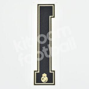 2019-20 Real Madrid La Liga Home Number #1 Cup Version Repro - Image 3