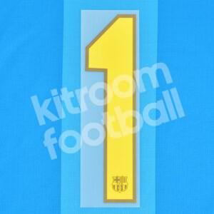 Original Player Issue 2007-08 Barcelona Number #1 Sipesa