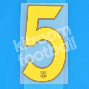 Original Player Issue 2007-08 Barcelona Number #5 Sipesa