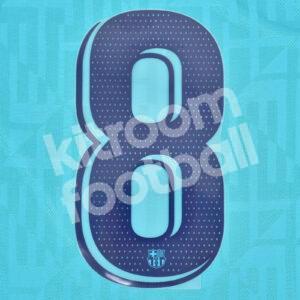 Original Player Issue 2019-20 Barcelona Third Number #8 Avery La Liga