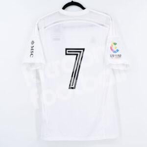 2014-15 Valencia CF Home  Player Issue Shirt #7 JONAS (M) Adidas Homenaje Recopa Europa 1980